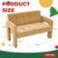 Fauteuil double moderne avec revêtement en chenille, canapé compact pour le salon et la chambre à coucher-2096943316