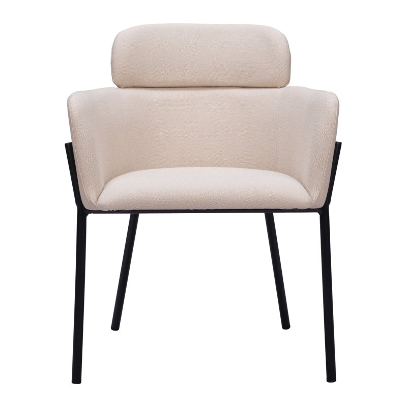 Lera 18.5'' H Upholstered Armchair, Beige