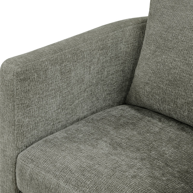 Fauteuil d'appoint pivotant, Gray