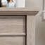 Classeur latéral avec finition brune pour un décor sophistiqué de bureau à domicile ou de lieu de travail, glissières de tiroir pleine extension, accès pratique pour une utilisation quotidienne, verrouillage pour éviter les ouvertures multiples, fond verrouillable par clé