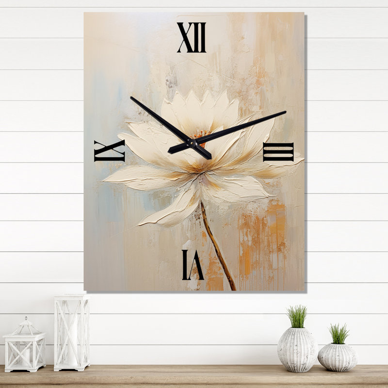 Janiza - Horloges murales fleurs, Très grand