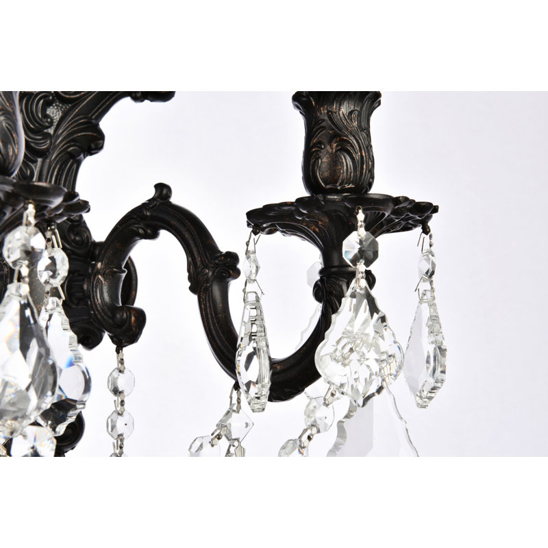 Cristal taillé royal monarque Mardochée, 3, H 18 po x l 14 po x P 14 po, Bronze foncé