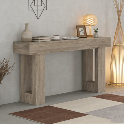 Console en bois pour canapé d'entrée