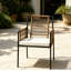 Chaises de patio pour 4 personnes avec coussins