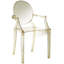  Chaise d'appoint empilable à dossier très grand King Louis-259455670-221833325