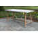Boyd Rectangular 4 - Person 72" Long Bar Height Dining Set with Cushions