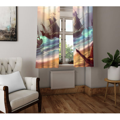 Dipika Semi Sheer Curtain Pair