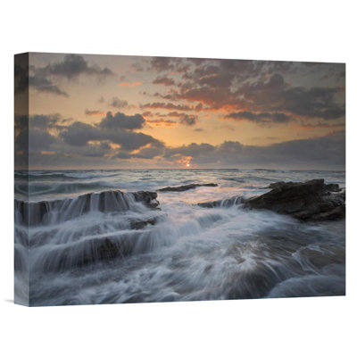 " Waves Breaking On Rocks "