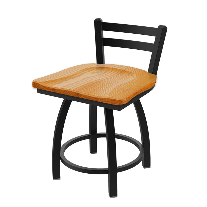 Tabouret de coiffeuse 411 Jackie, Bronze, Bois - chêne moyen