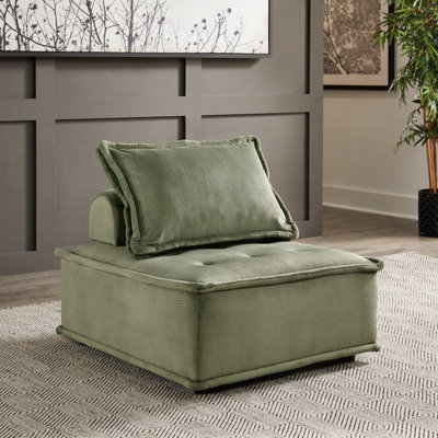 Chaise d'appoint rembourrée Thedford