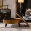 Table basse ronde ronde avec pieds en bois massif - naturel, 35,4 po-1513857725-1513857727