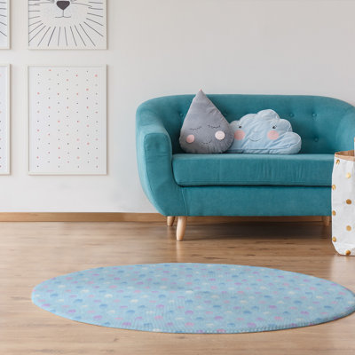 Tapis de zone bleu classic petits gâteaux