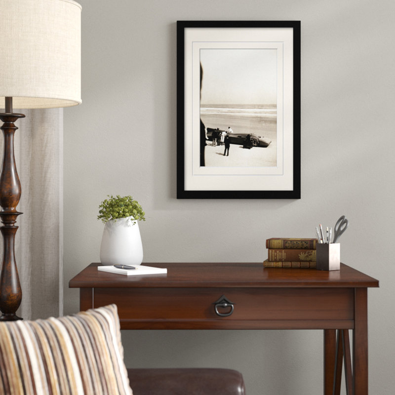 Print, 40cm H x 30cm W, Black Frame, Yellow