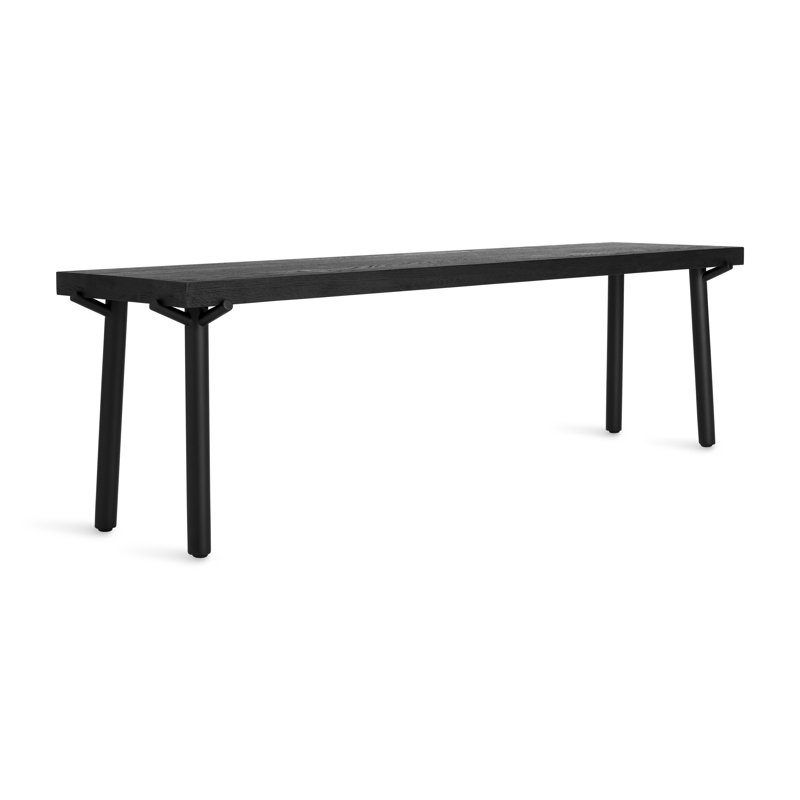 Branch Dining Bench, Black, Black