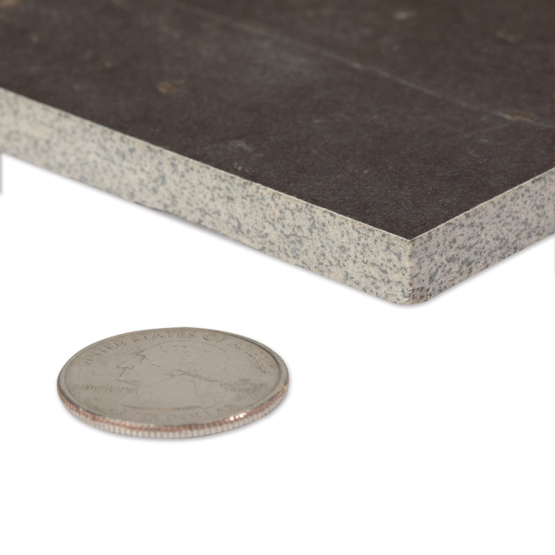 Carreau de porcelaine pour plancher et mur 23-1 / 2 po x 23-1 / 2 po Reve Checker, Noir / blanc