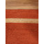 Tapis Wiedman tissés à la main en jute écologique - 76 cm x 305 cm, format couloir, couleur orange, design contemporain, poils courts, fibres naturelles, tapis d'intérieur/extérieur faits main pour salon, chambre-499018255