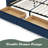 Full Size Storage Upholstered Tufted Bed Frame, Sofa Bed Frame With Comfortable Backrest And Armrests, Full Size Bed For Bedroom, Living Room,Velvet-1344771211