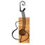Élégant accessoire mural décoratif en bois, noir et noyer, 15,4 po x 36,6 po | Cadre 100% métal (épaisseur: 0,05 pouce), envers 100% bois (épaisseur: 1,2 pouce) | Parfait pour la décoration intérieure et les espaces modernes