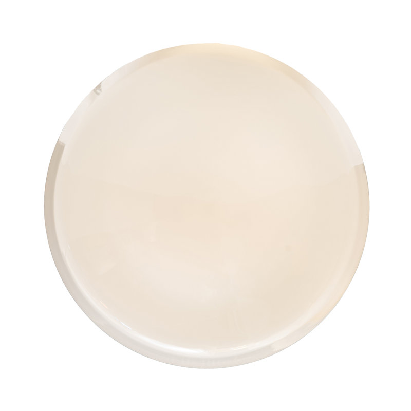 1 - Light Flush Mount, Antique Brass