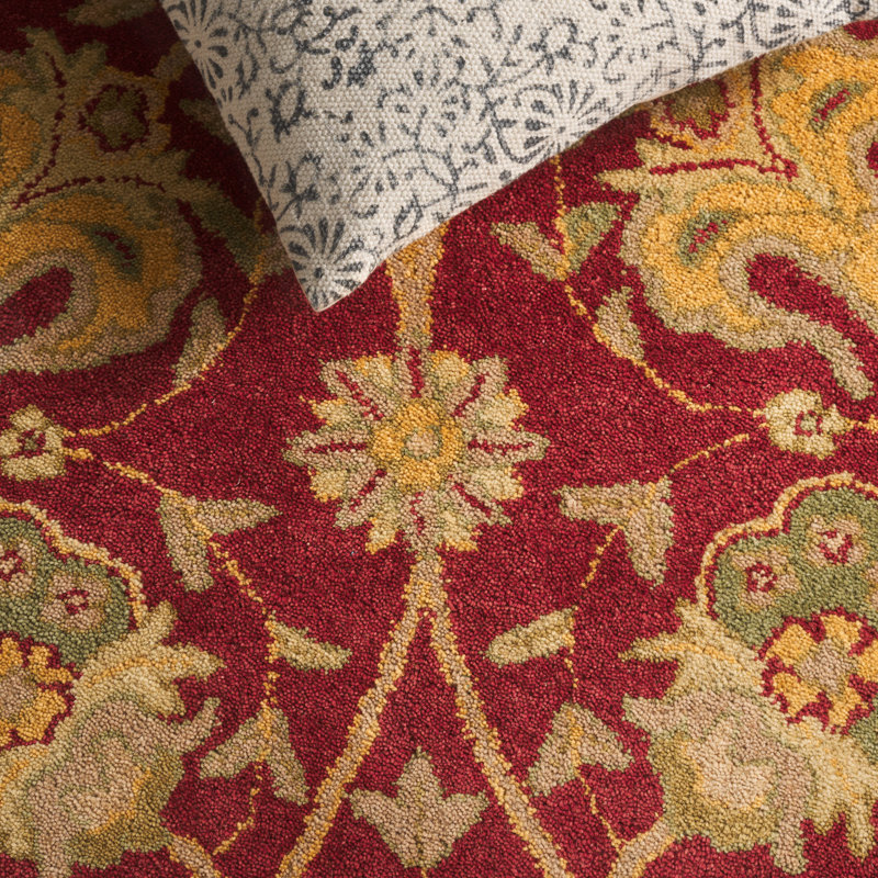 Tapis oriental en laine touffeté à la main Dunbar, Rectangle 6 pi x 9 pi
