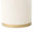 Gineverra Round Cocktail Table - Ivory Gold