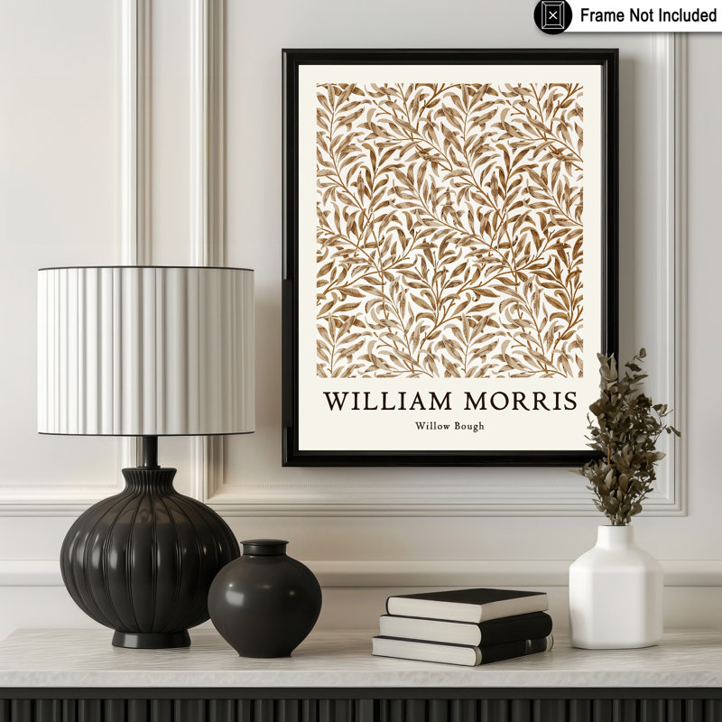 William Morris - Willow Bough No4, Unframed, Poster, 16"H x 20"W