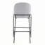 Tabouret de bar rembourré en métal-1052645367