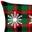 Ensemble de 4 housses de coussin lombaire écossais