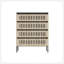 Cannelé, armoire de rangement à 4 tiroirs, armoire autoportante, rangement pour vêtements de chambre à coucher, grande capacité, minimaliste moderne