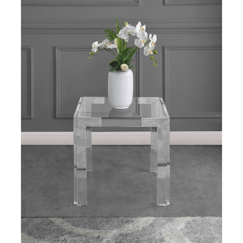 Stoll End Table, Chrome