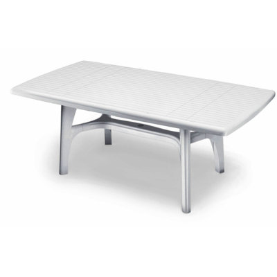 Iliana Rectangular Outdoor Dining Table With Umbrella Hole , 180cm cm W 95cm cm D