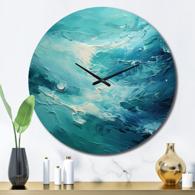 Chandre - Horloge murale paysage abstrait
