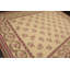 Tapis oriental ivoire / rose / brun en laine tissé à plat 9 pi x 12 pi Asmara