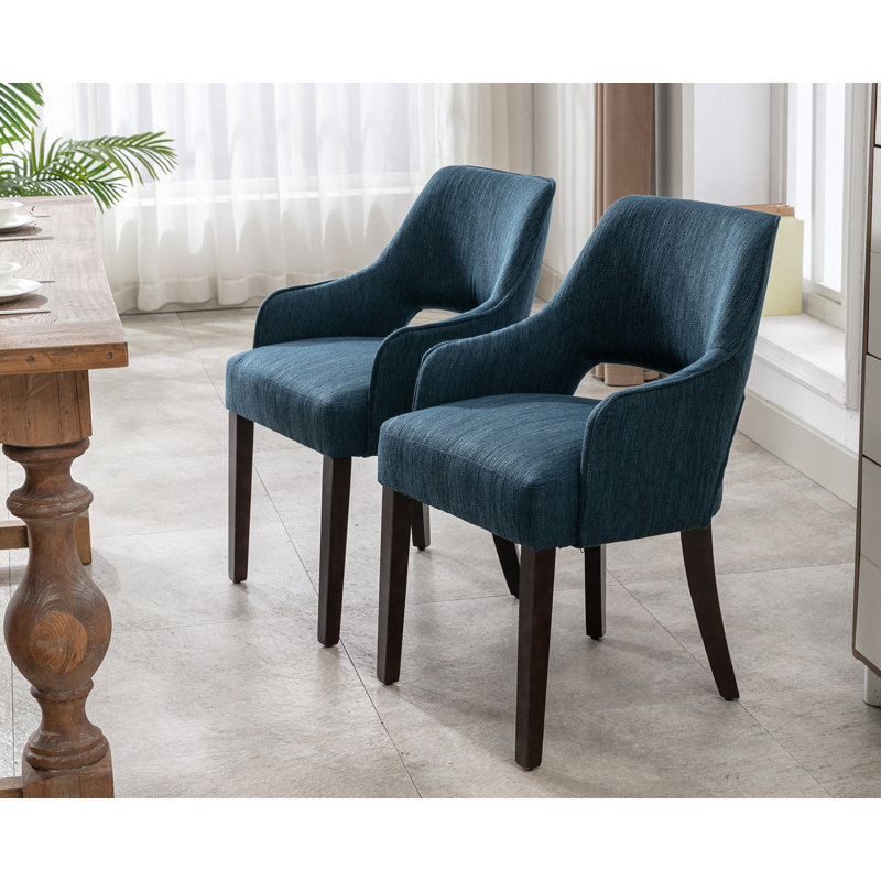 Haziqah 19.5'' H Upholstered Armchair, Blue
