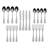 Colonial Boston 20 Piece Flatware Set, Service for 4