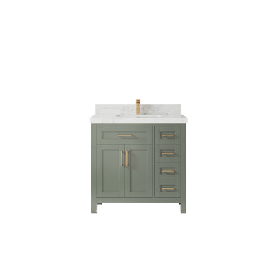 36 po Cambridge X P 22 po Meuble-lavabo central D Quartz