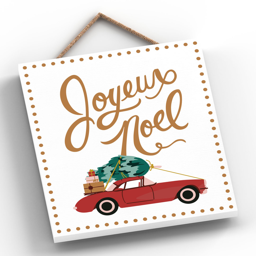 JOYEUX NOEL MED OFF SQU PLAQUE WG - Image 2