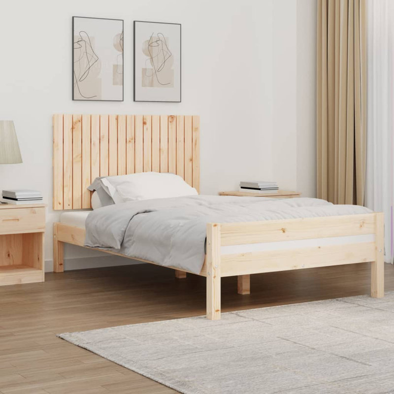 Wall Headboard Solid Wood Pine, 60cm H x 108cm W x 3cm D