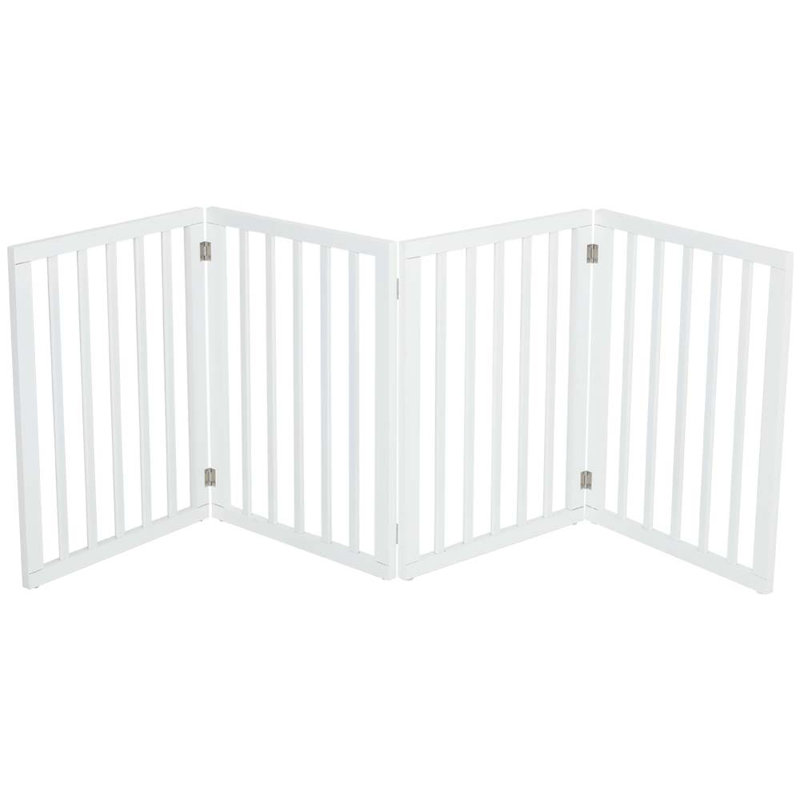 Liza Free Standing Pet Gate, White