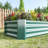 Metal Raised Planter 421Ft Rectangle Bed For Vegetables, Plants, , - Rust Herbs, Easy Assembly, Proof