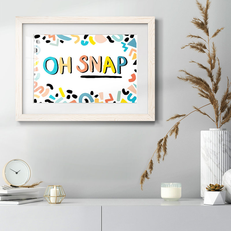 «90 Snaps Oh Snap II», Blanc, H 18 po x l 26 po x P 1,5 po