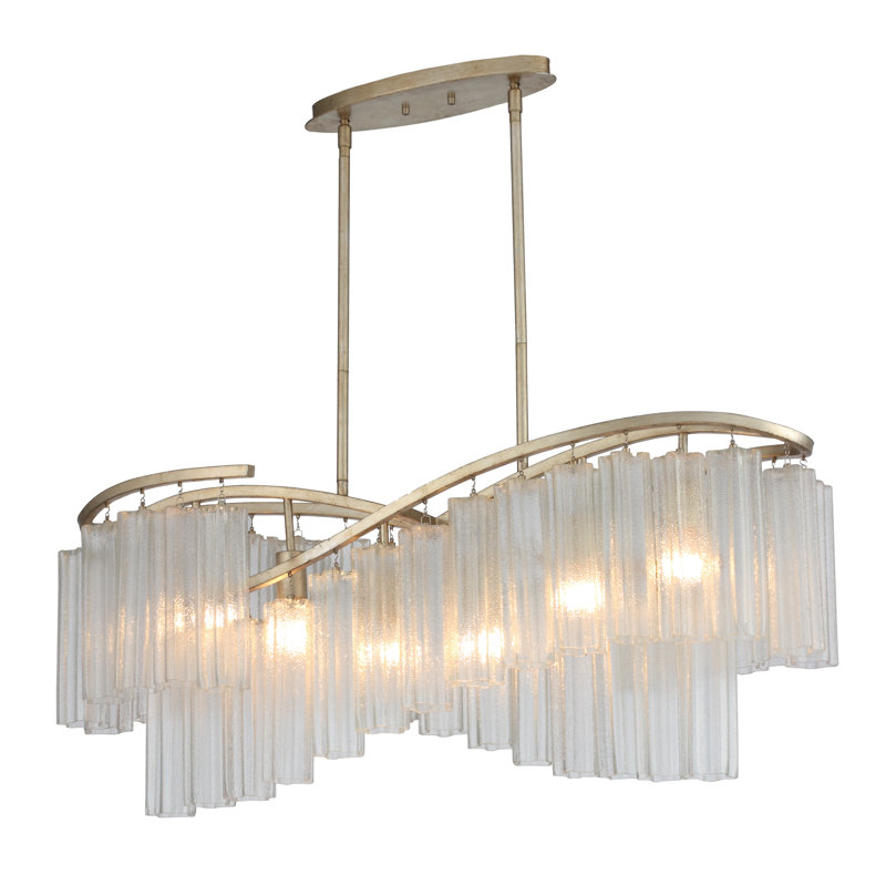 Luminaire suspendu à plusieurs niveaux 6 lumières unique Hatchett