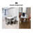 American-style light luxury rectangular dining table