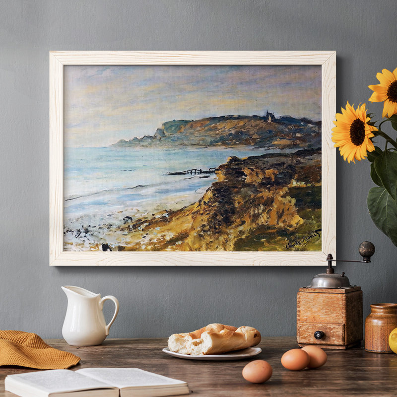 Cliff at Sainte - Toile tendue avec châssis rustique, Cadre blanc, H 18 po x l 26 po x P 1,5 po