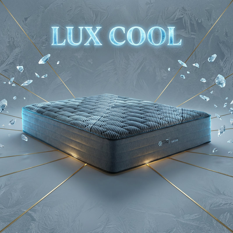 Matelas très moelleux 15 po Pure Ice Eurotop - technologie Cool Sleep, Très grand lit