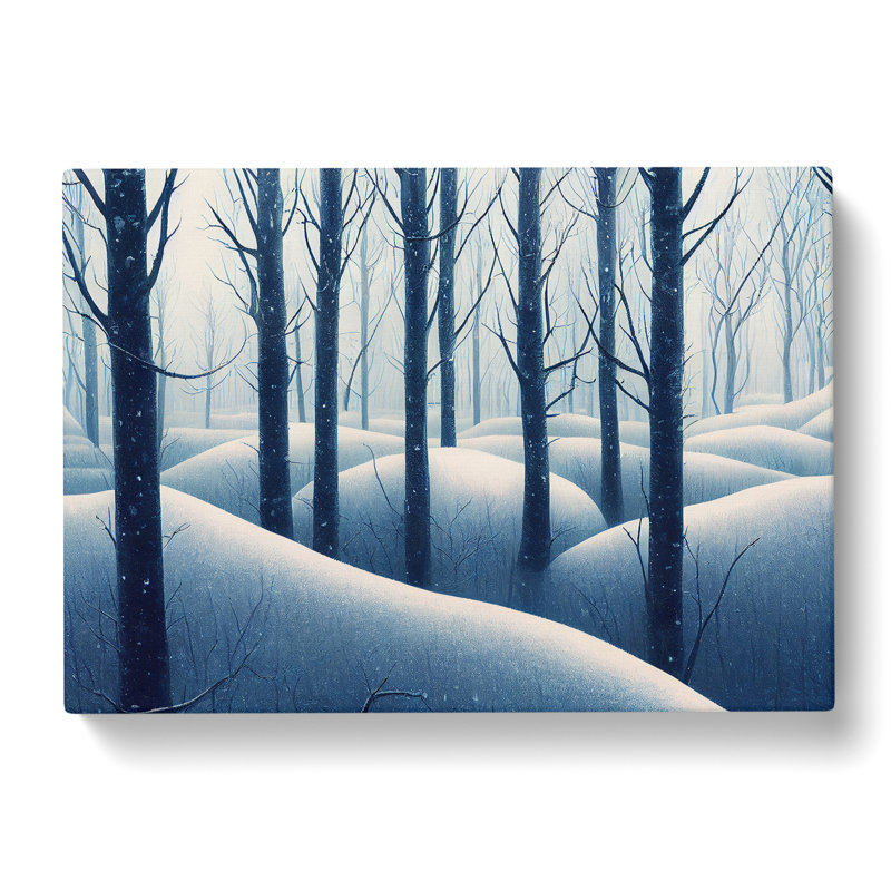 Hopeful Winter Forest - Wrapped Canvas, 40cm H x 60cm W x 3cm D
