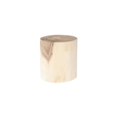 Tabouret en bois naturel, bois de suar