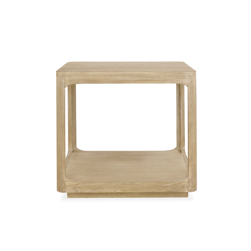 Messina Solid Wood Top End Table