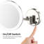 Miroir de maquillage circulaire grossissant 5x-93465428