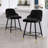 Swivel Velvet Upholstered Counter & Bar Stool-28795501-28795500
